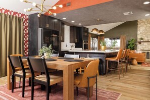 Dining - Newly Renovated Modern Retreat w/Pool | Near Base by RT Retreats (San Antonio)