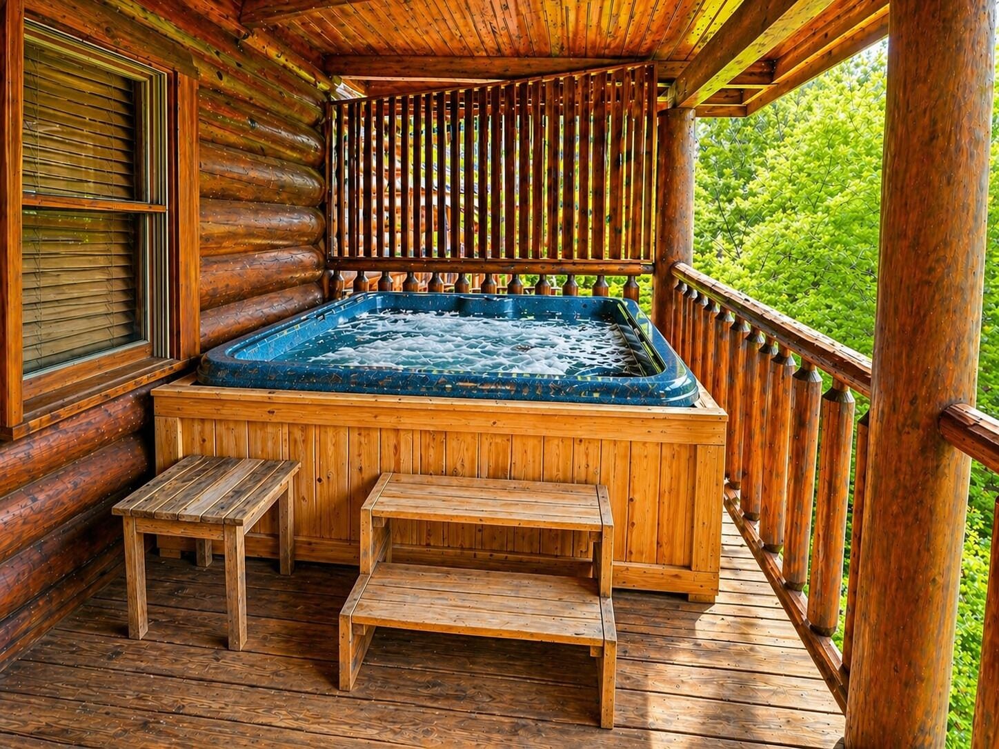 Bain à remous extérieur