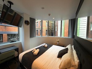 Estúdio, vista para a cidade