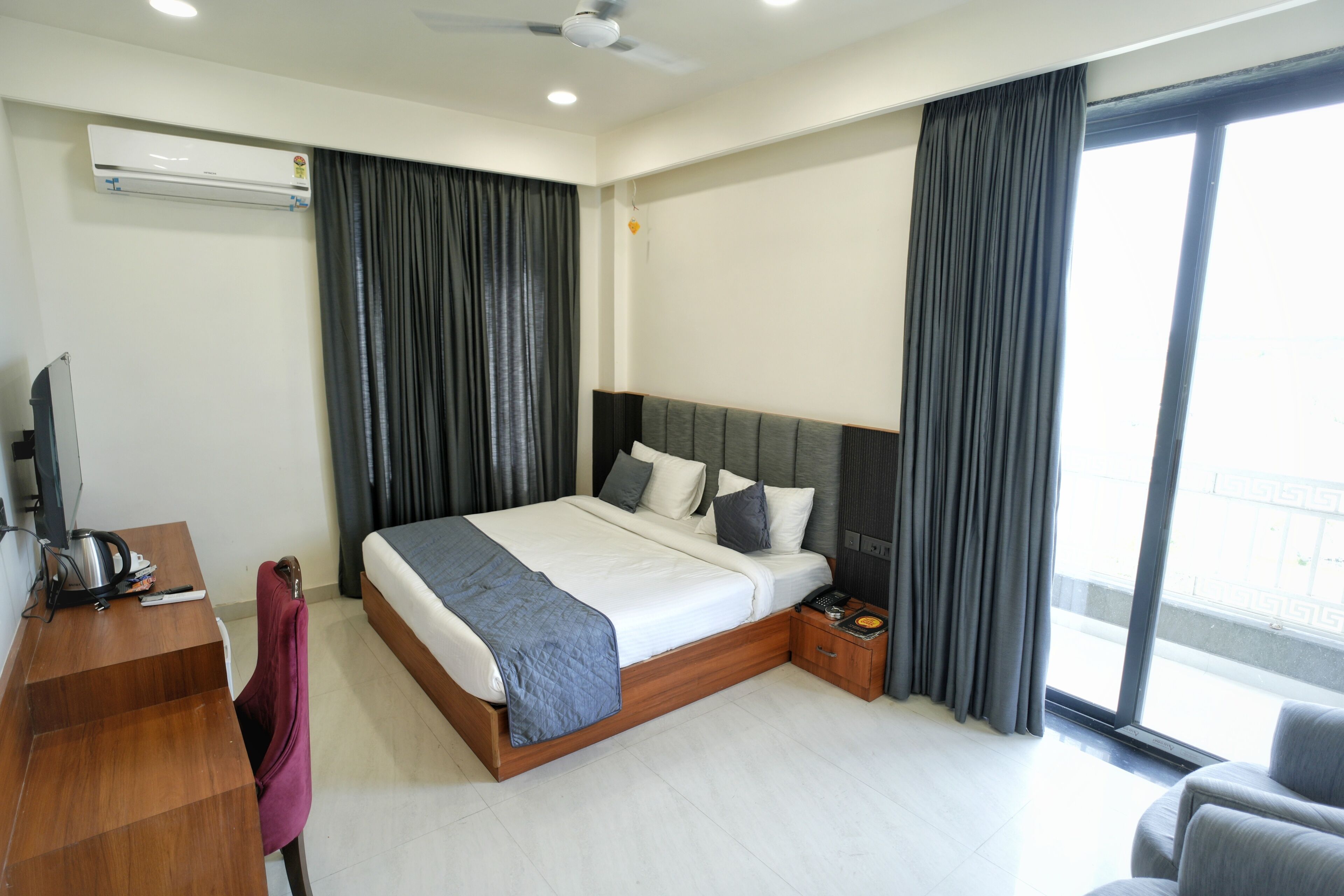 Kamar Double Deluks, balkon, pemandangan gunung
