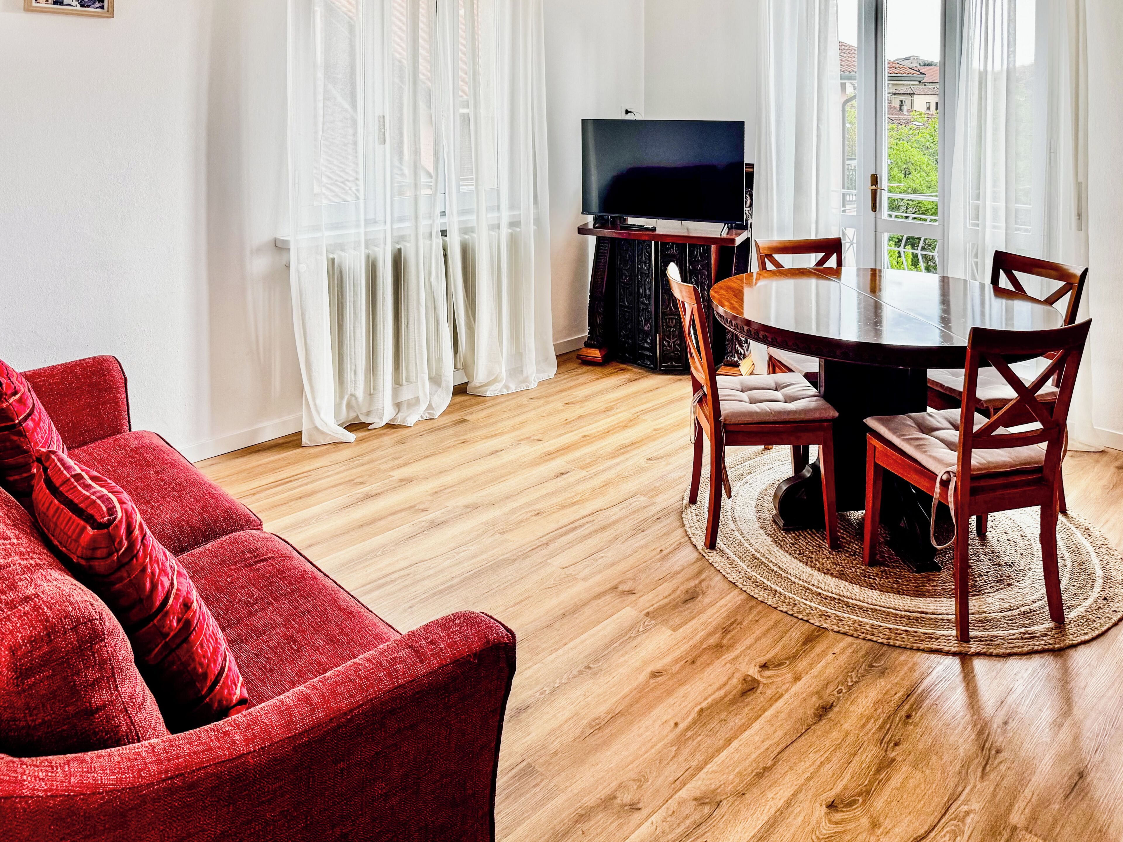Appartement, balkon | Woonruimte