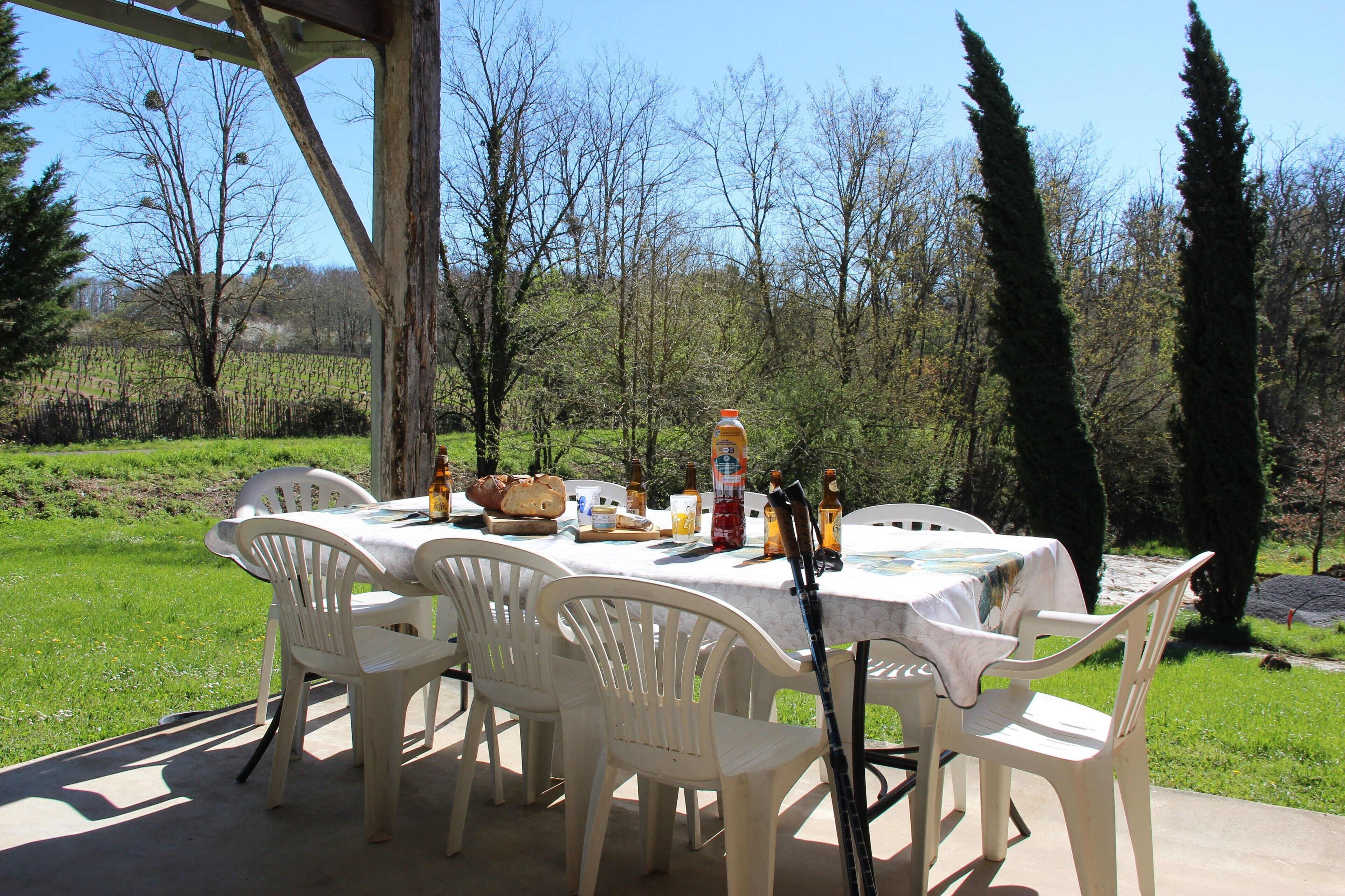 Opções para refeição ao ar livre