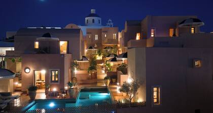 Terra Verde Oia Suites - Courtyard Suite Split Level Sea View