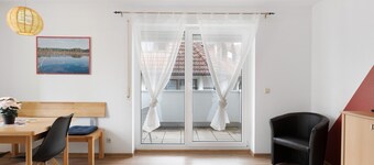 Appartamento 44 con DreiWeltenCard e balcone - a soli 2 minuti a piedi dal Solemar