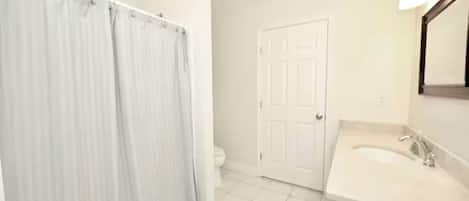 Shower, hair dryer