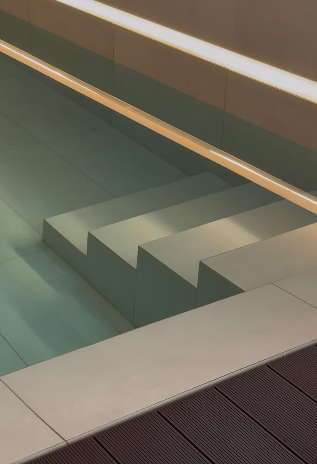 Una piscina techada