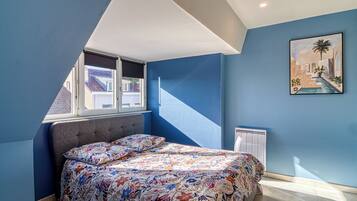 2 chambres, fer et planche Ă repasser, Wi-Fi, draps fournis