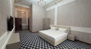 Chambre Deluxe | AccĂšs au Wi-Fi (inclus), literie fournie