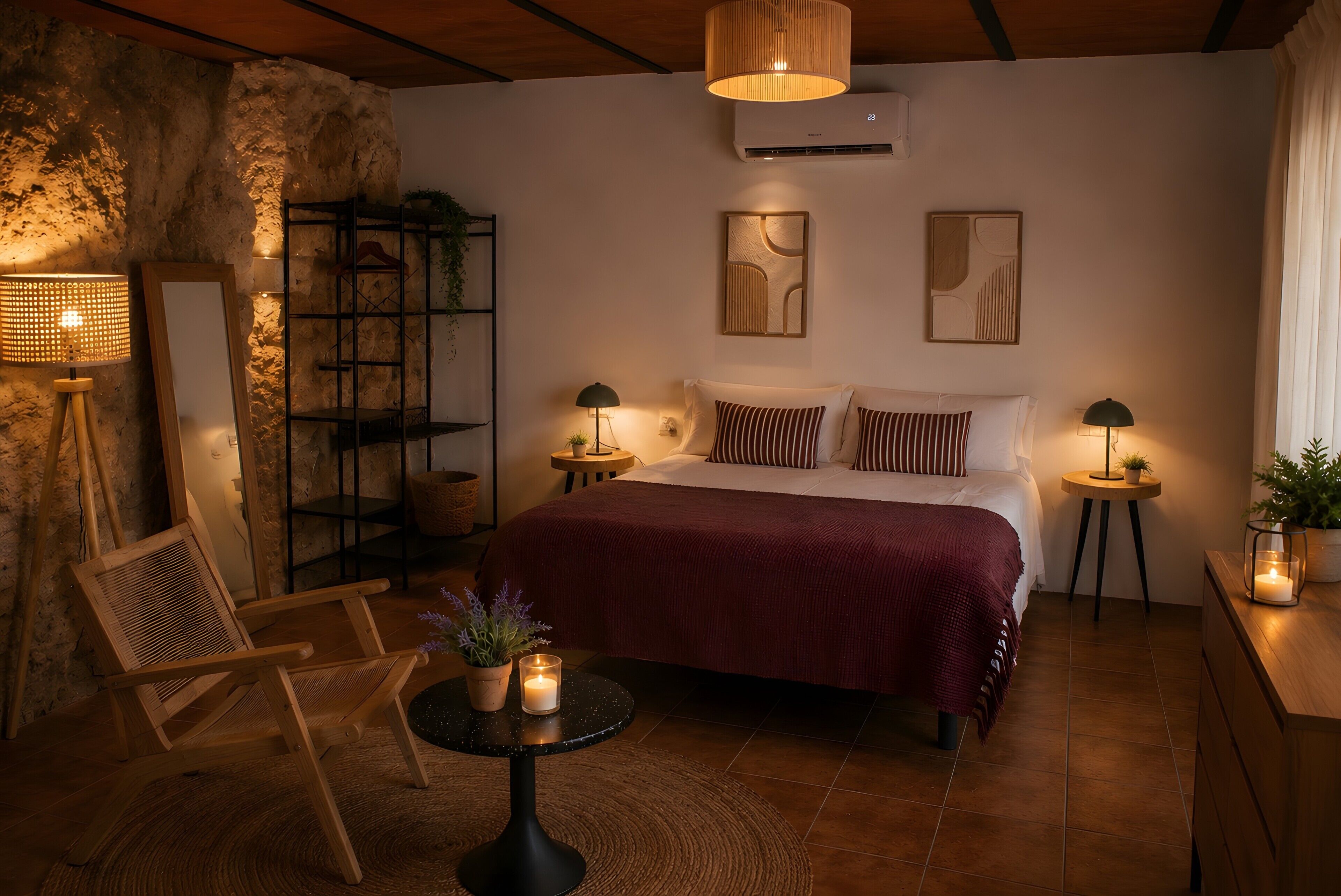 1 chambre, fer et planche à repasser, Wi-Fi, draps fournis