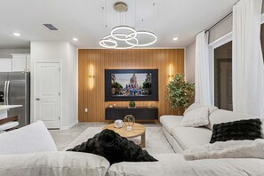 TV, video games, DVD player, stereo - 5BR w Pool Grill  Game Lounge   Indoor Slide 16165 (Clermont)