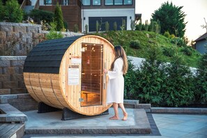 Exterior - Luxury Asheville Retreat •Theater • Game Room • Sauna • Hot Tub • Mountain Views (Asheville)