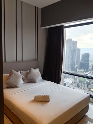 Free WiFi, bed sheets - Gateway Homestay The Axon Residence KL (Kuala Lumpur)