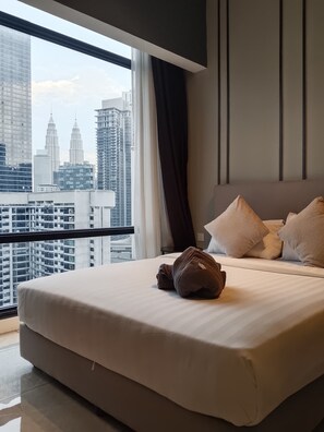 Free WiFi, bed sheets - Gateway Homestay The Axon Residence KL (Kuala Lumpur)