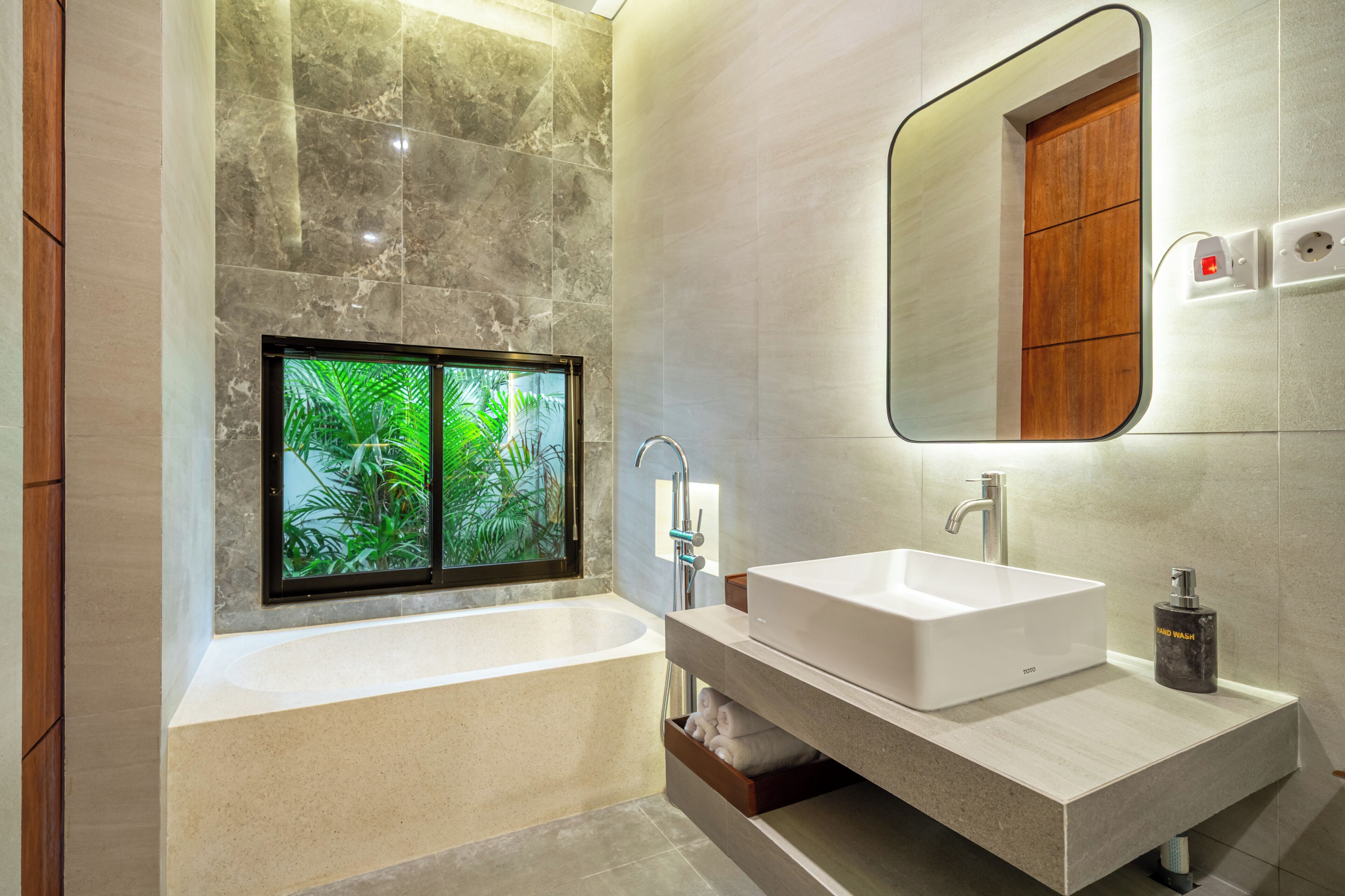 Vila, 1 kamar tidur, kolam renang pribadi | Kamar mandi | Shower, perlengkapan mandi gratis, pengering rambut, dan handuk