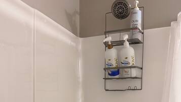 Towels, soap, toilet paper