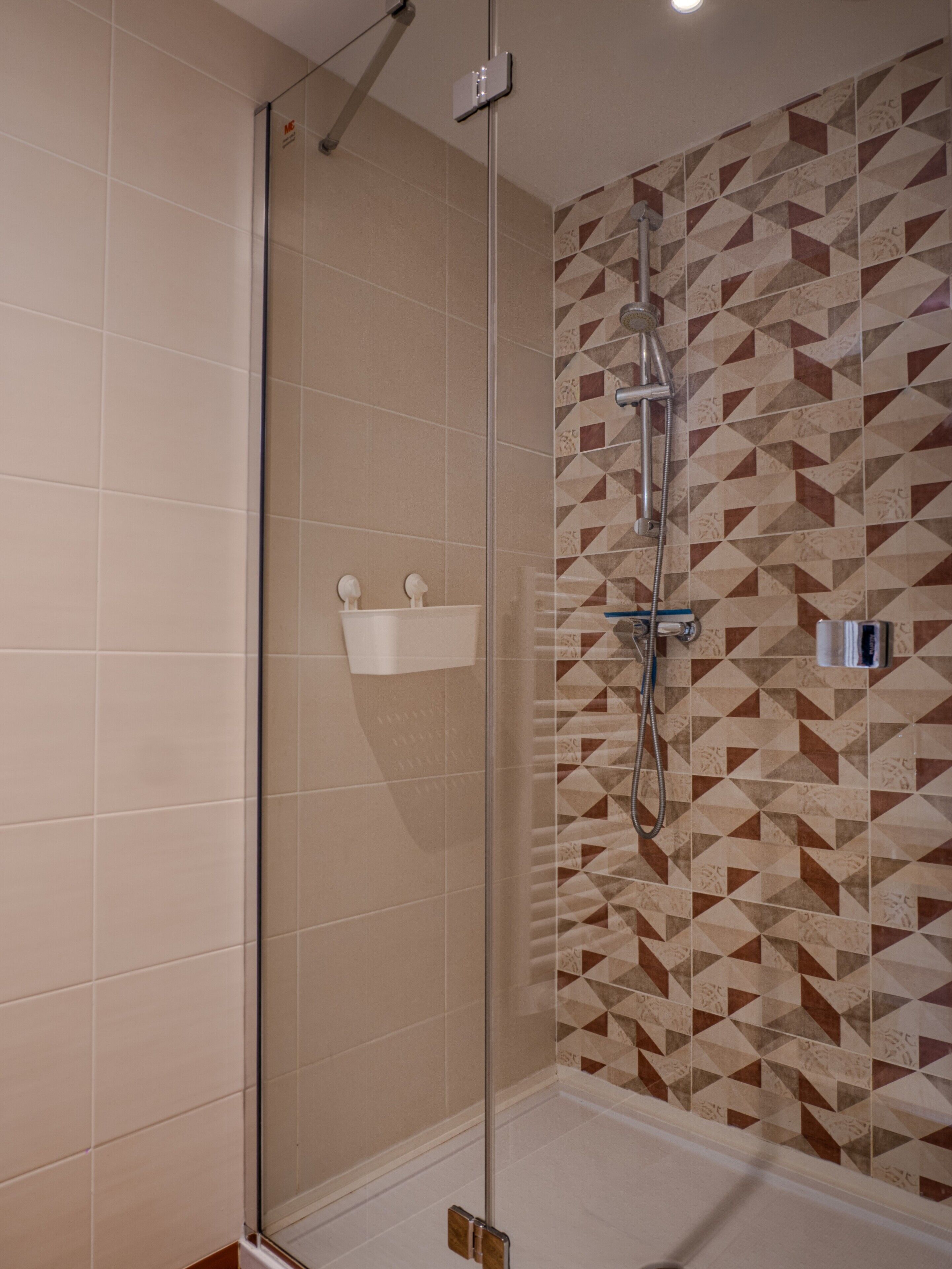 Shower, hair dryer
