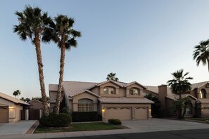 Exterior - 5BR Gilbert Oasis | Heated Pool, Waterslide, Games (Gilbert)
