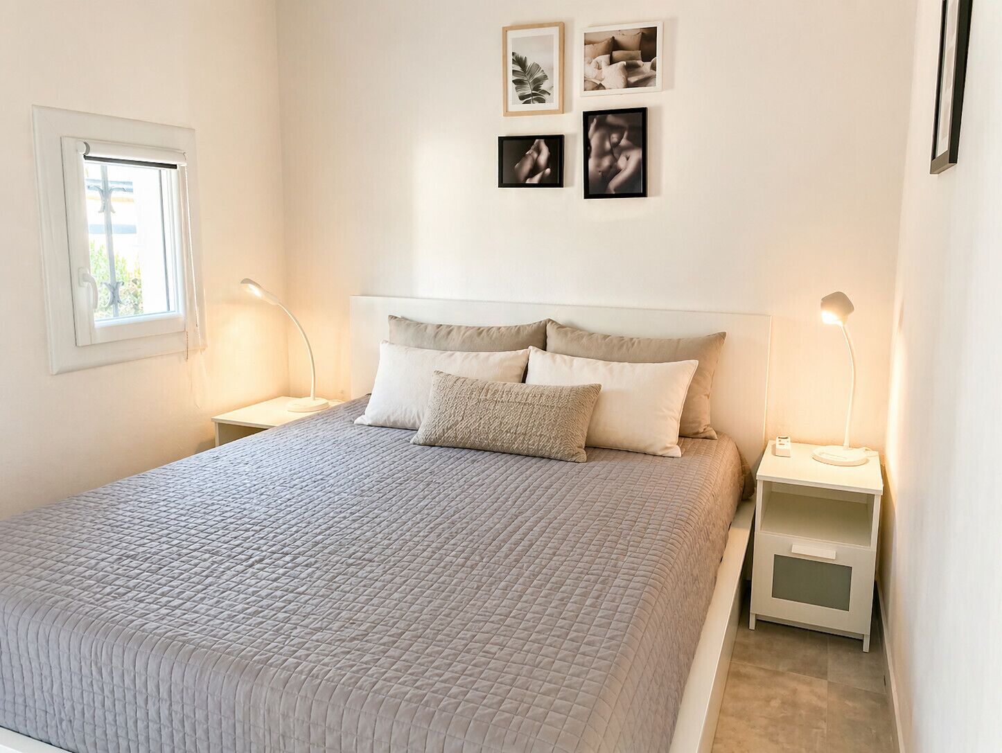 1 dormitorio, tabla de planchar con plancha, wifi y ropa de cama