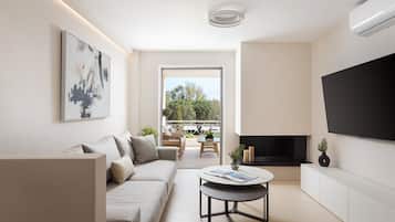 Vila Deluks, pemandangan laut