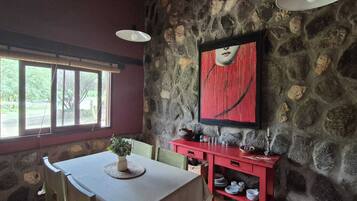 Standard Cabin, Patio, Valley View | Dining