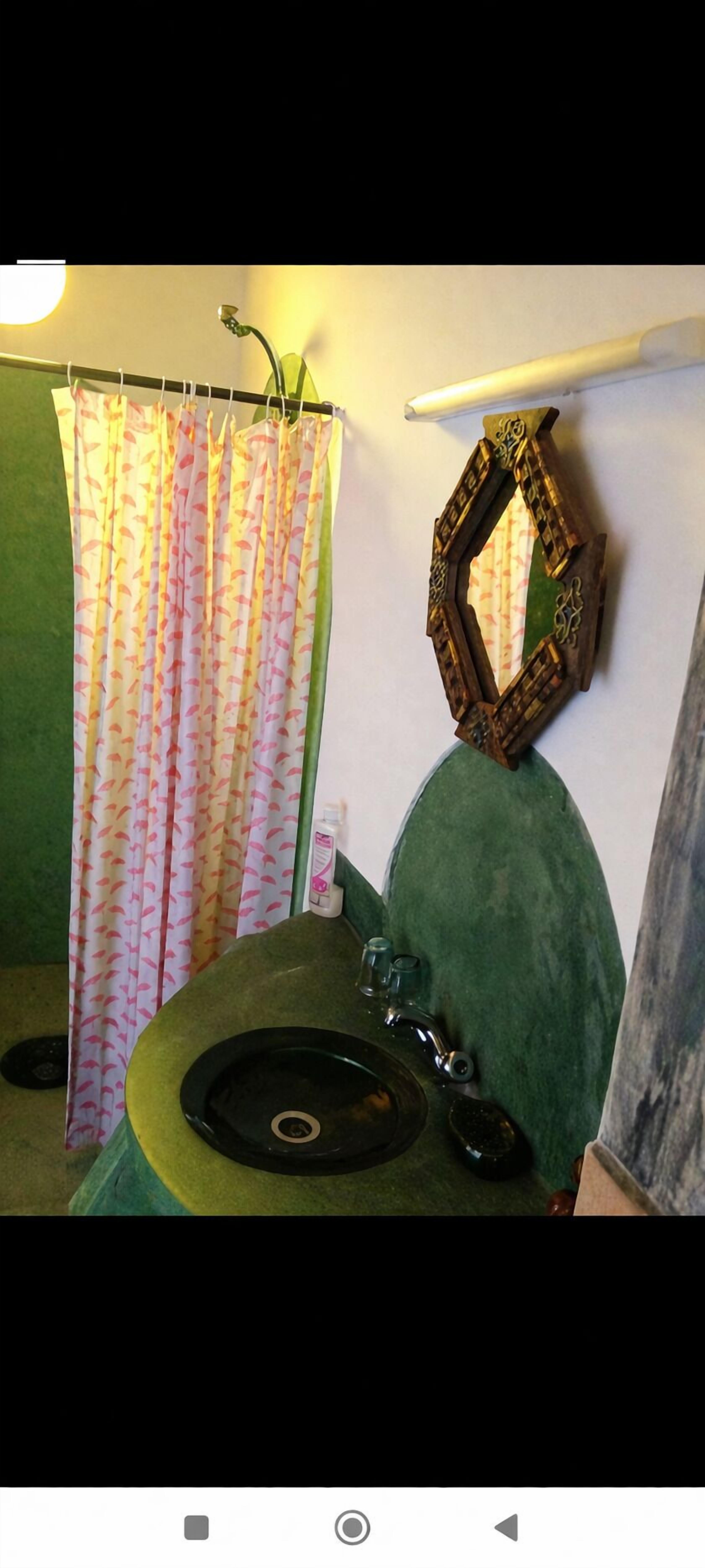 Double Room, Garden View | Bathroom