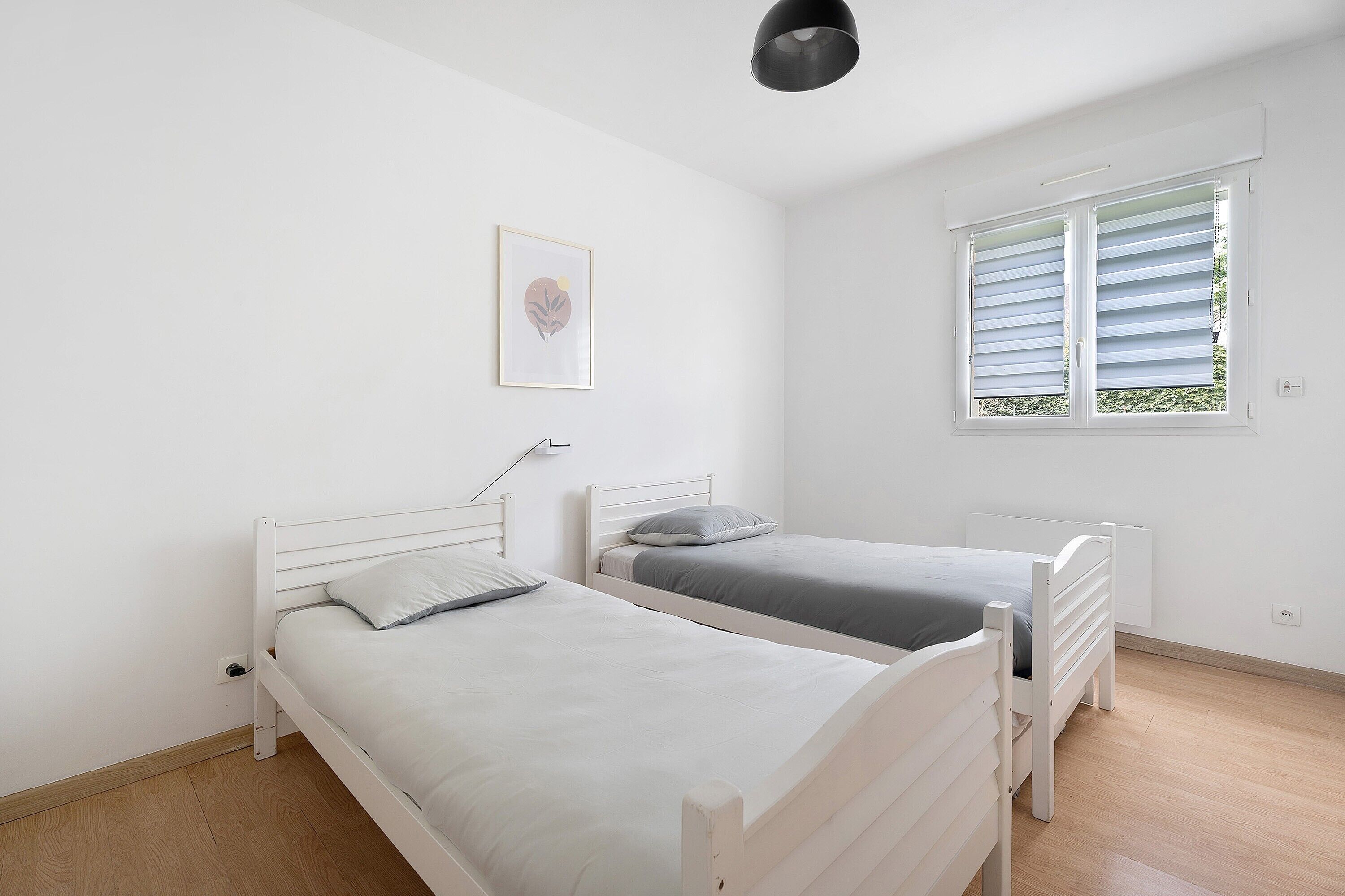 2 chambres, draps fournis