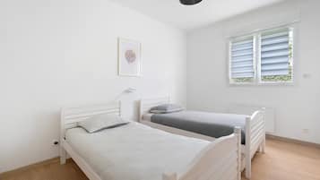 2 chambres, draps fournis