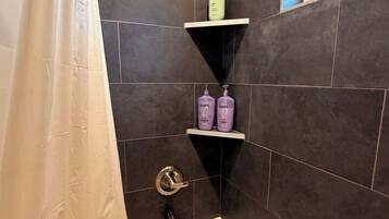 Towels, soap, toilet paper