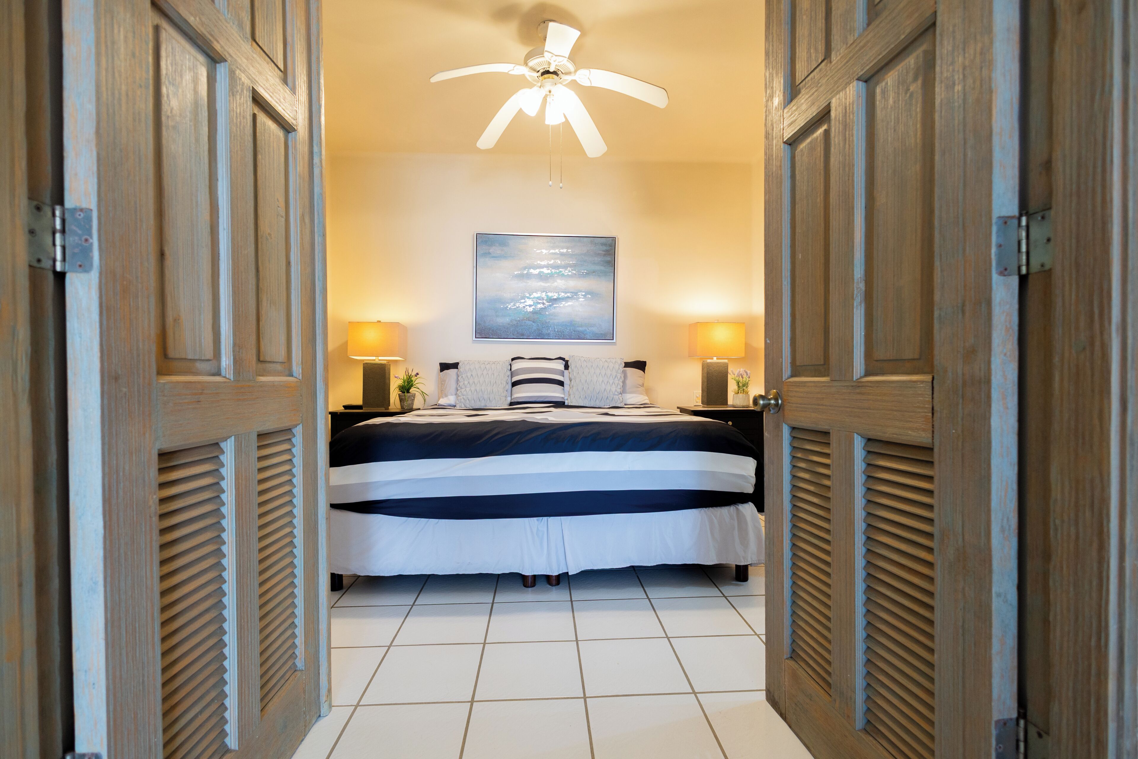 1 bedroom, iron/ironing board, Internet, bed sheets