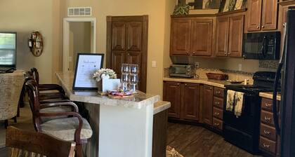 Spacious 4-bedroom house right across the road from Blue Ostrich Winery with AC