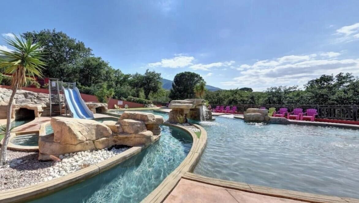Indoor pool, a heated pool