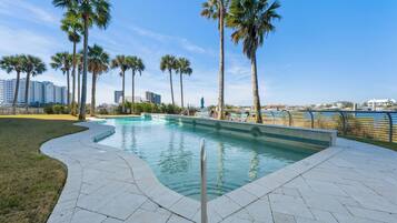 Indoor pool, outdoor pool