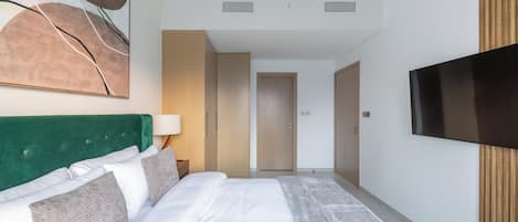 Departamento, balcón, vista a la ciudad | Tabla de planchar con plancha y wifi gratis