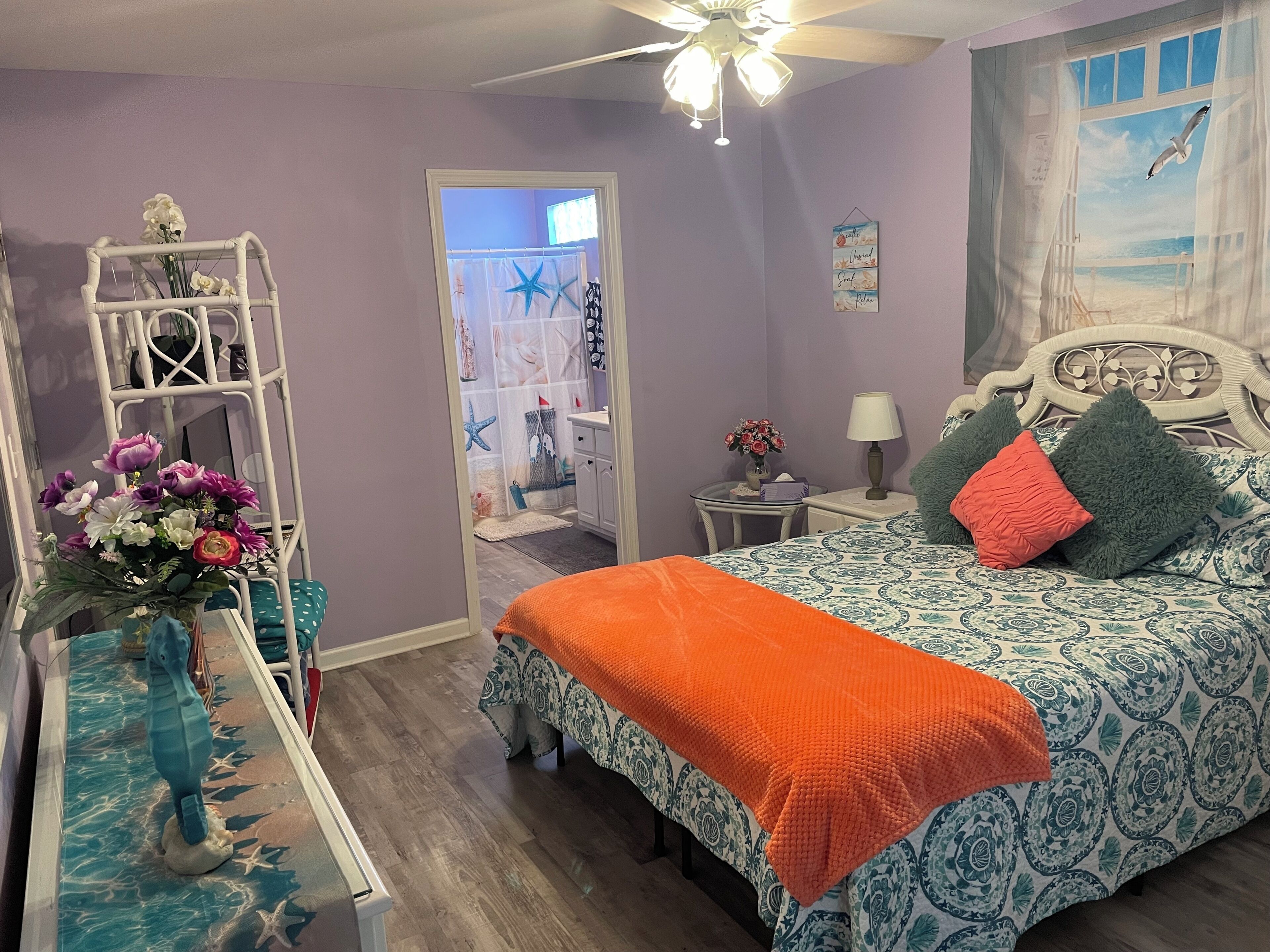 1 chambre, fer et planche à repasser, accès au Wi-Fi (inclus)