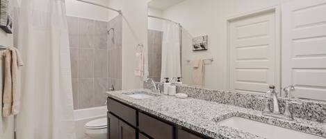 Towels, soap, toilet paper