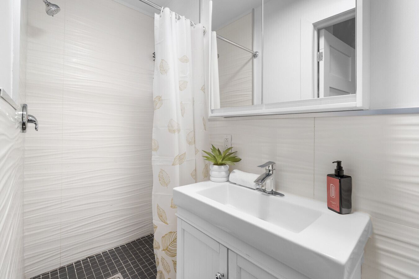 Hair dryer, towels