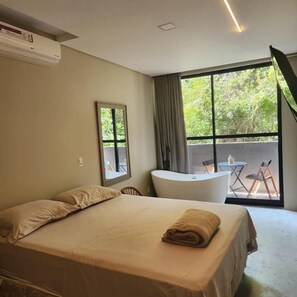 Deluxe dubbelrum - balkong - utsikt mot trädgården