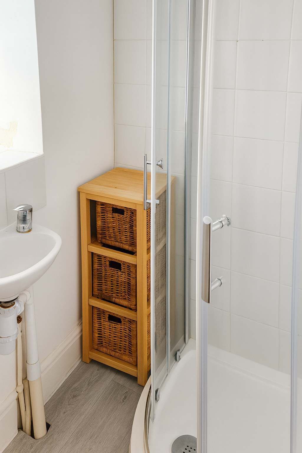 Shower, towels
