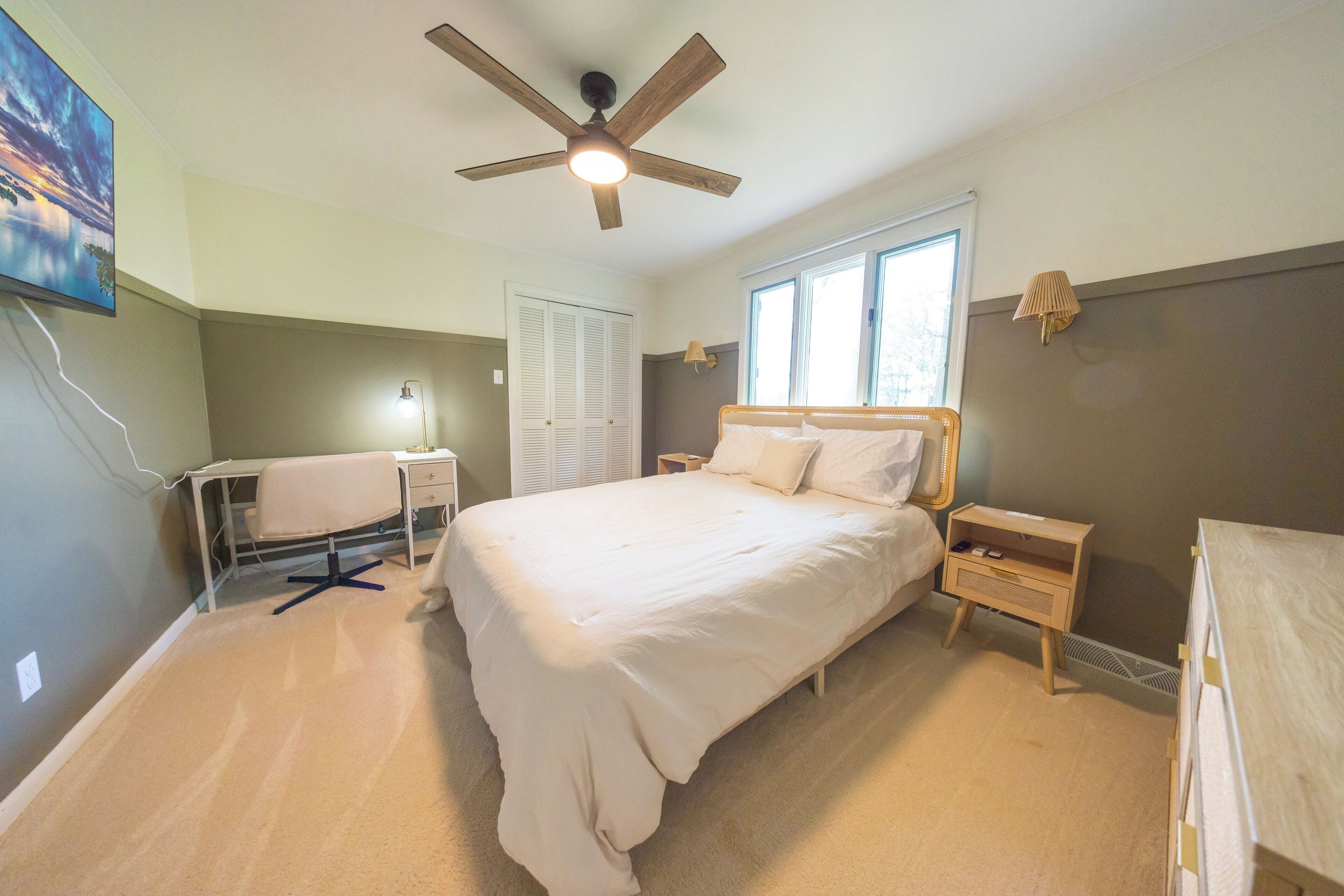 5 Schlafzimmer, Bügeleisen/Bügelbrett, WLAN, Bettwäsche