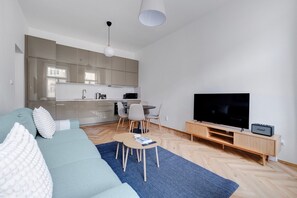 Living Room - Blueground | Karlín, view, nr Vltava River (PRG-87) (Prague)