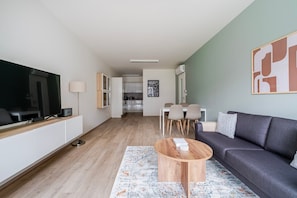 Living area - Blueground | Žižkov, balcony, free parking (PRG-101) (Prague)
