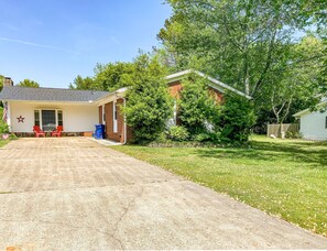 Exterior - Mahan Pool House | Relaxing, Private Group Getaway (Madison)