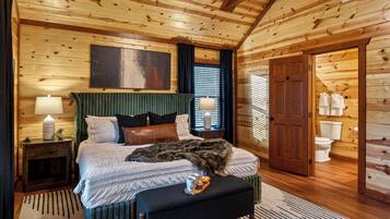 Superior Cabin, Mountain View | Individually decorated, individually furnished, desk, iron/ironing board