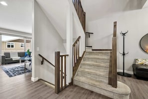 Living room - Silverado Getaway + Golf Sim/Theatre + EV Charger (Calgary)