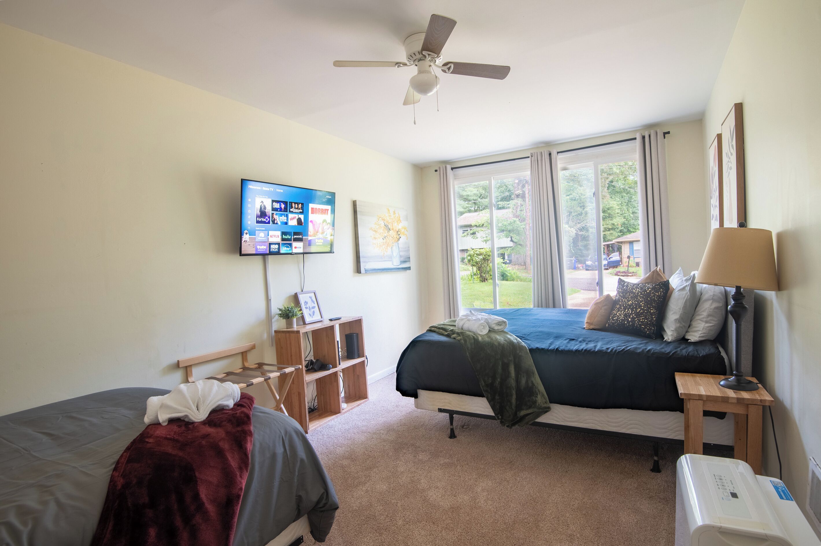 3 chambres, fer et planche à repasser, Wi-Fi gratuit, draps fournis