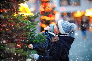 A person holding a Christmas tree. - Garner Hotel Friedrichshafen By IHG (Friedrichshafen)