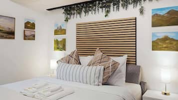 Iron/ironing board, travel crib, WiFi, bed sheets