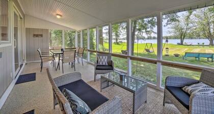 Waterfront Oasis w Beach, Dock & Kayaks!