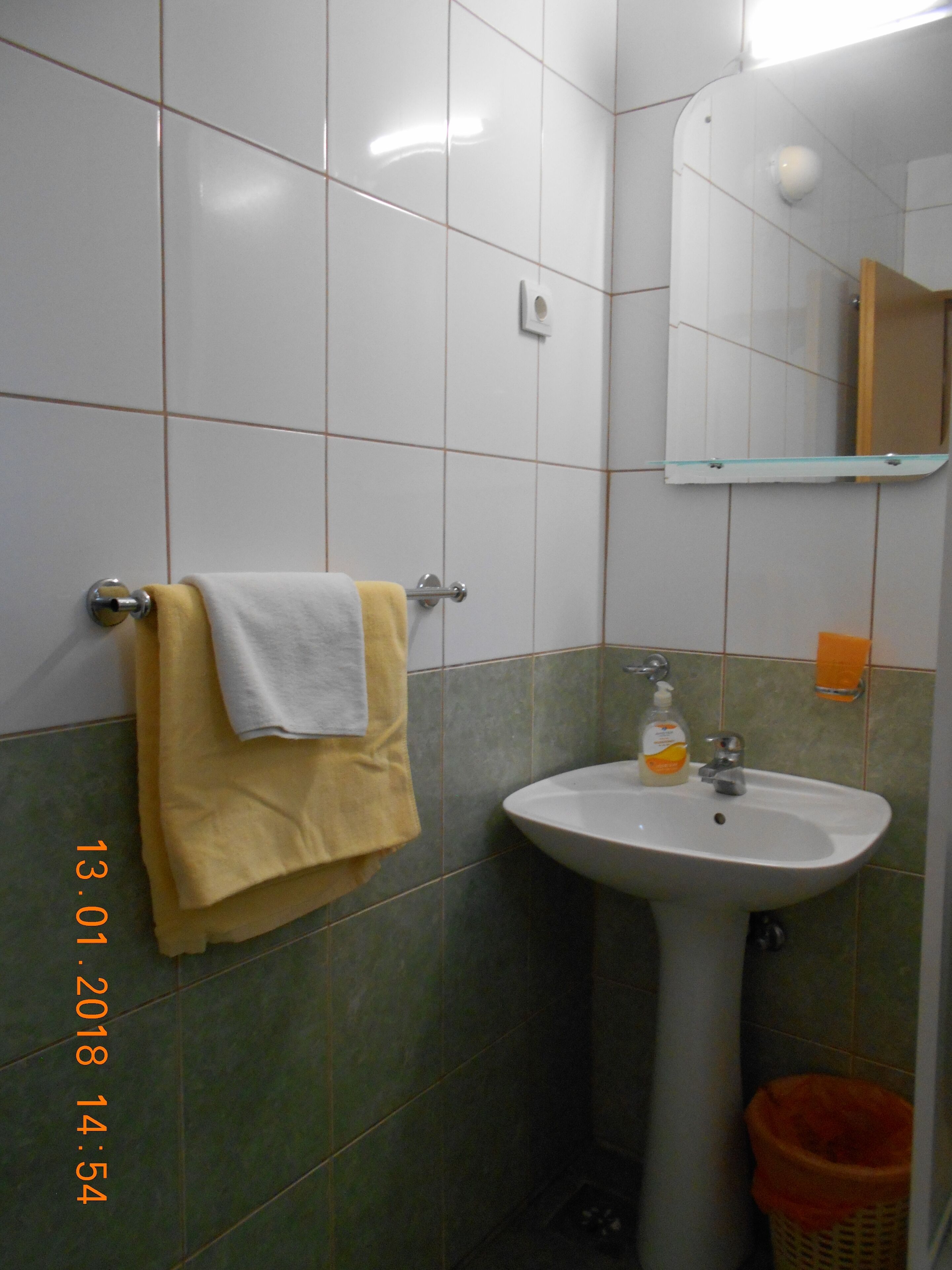 Apartamento económico, vistas al jardín | Baño