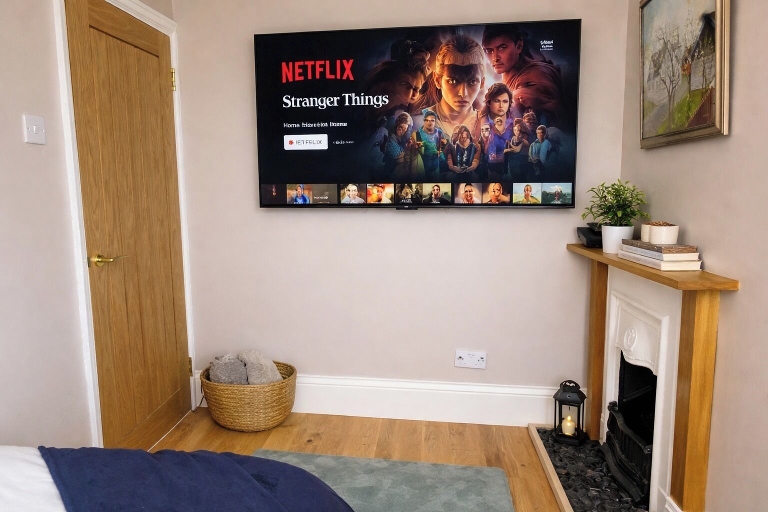 3 slaapkamers, een strijkplank/strijkijzer, wifi, beddengoed